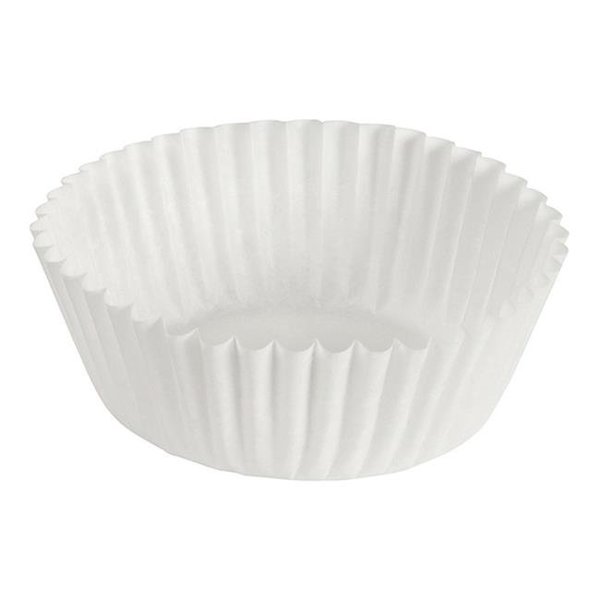 David Reynolds Reynolds FC225X550 5.5 in. Paperboard Baking Cup; White - Case of 10000 FC225X550